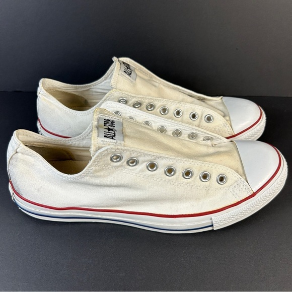 Converse Cream Men’s Slip-On Sneakers 11.5 - Picture 5 of 11